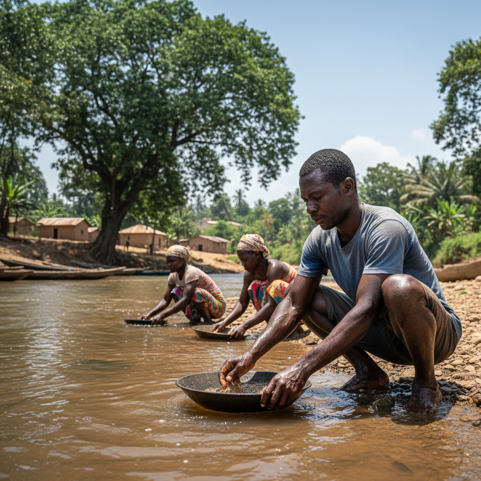 Can You Find Gold in Africa? Geological Reality and Ethical Sourcing Opportunities Gemini Generated Image ganl1uganl1uganl