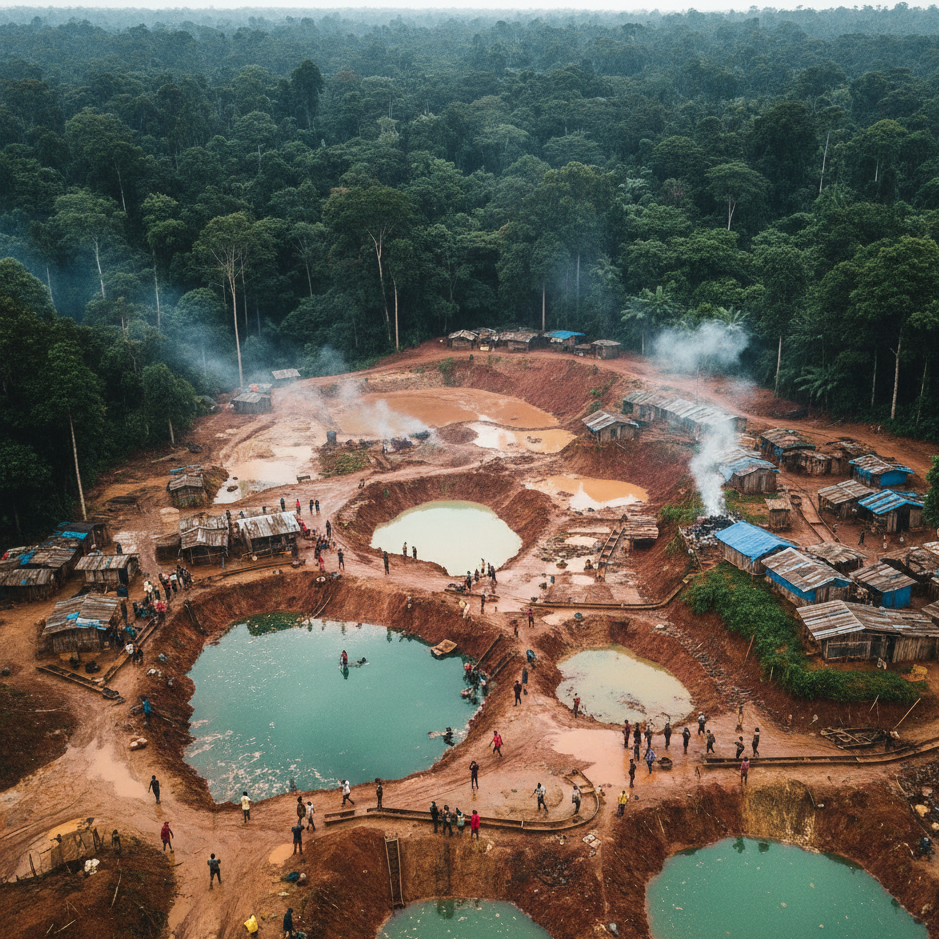 Gold in Central Africa: Production Realities and Supply Chain Considerations Gemini Generated Image otw6bpotw6bpotw6