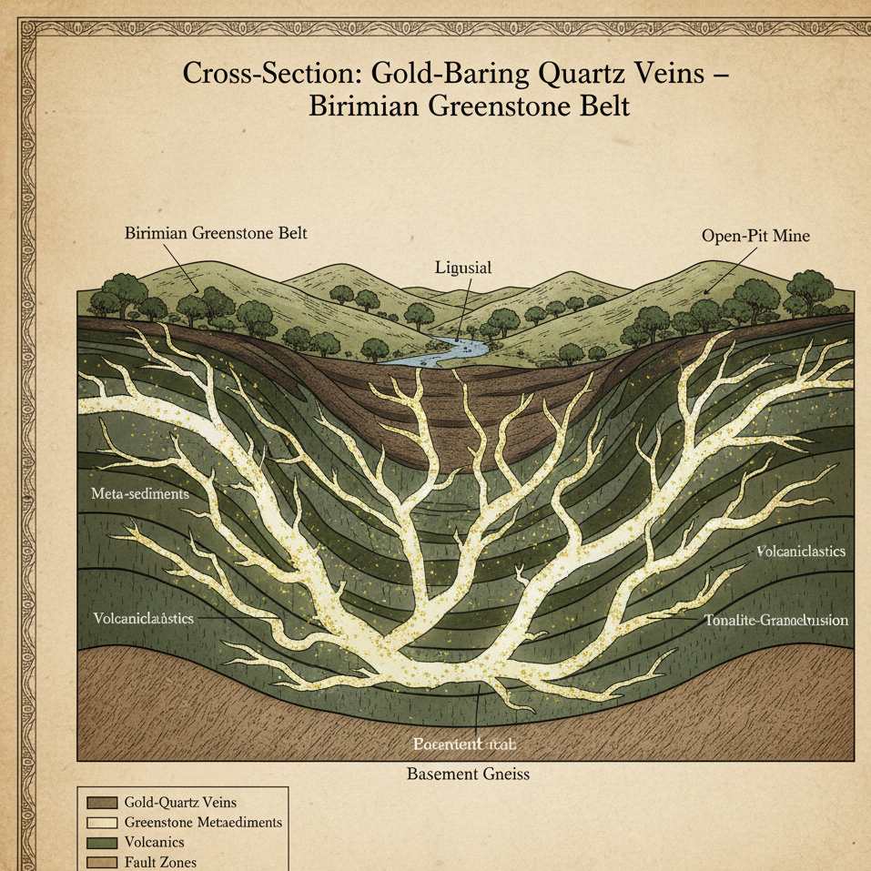 Why Africa Holds Abundant Gold Reserves: A Geological and Historical Perspective Gemini Generated Image sgvcbisgvcbisgvc
